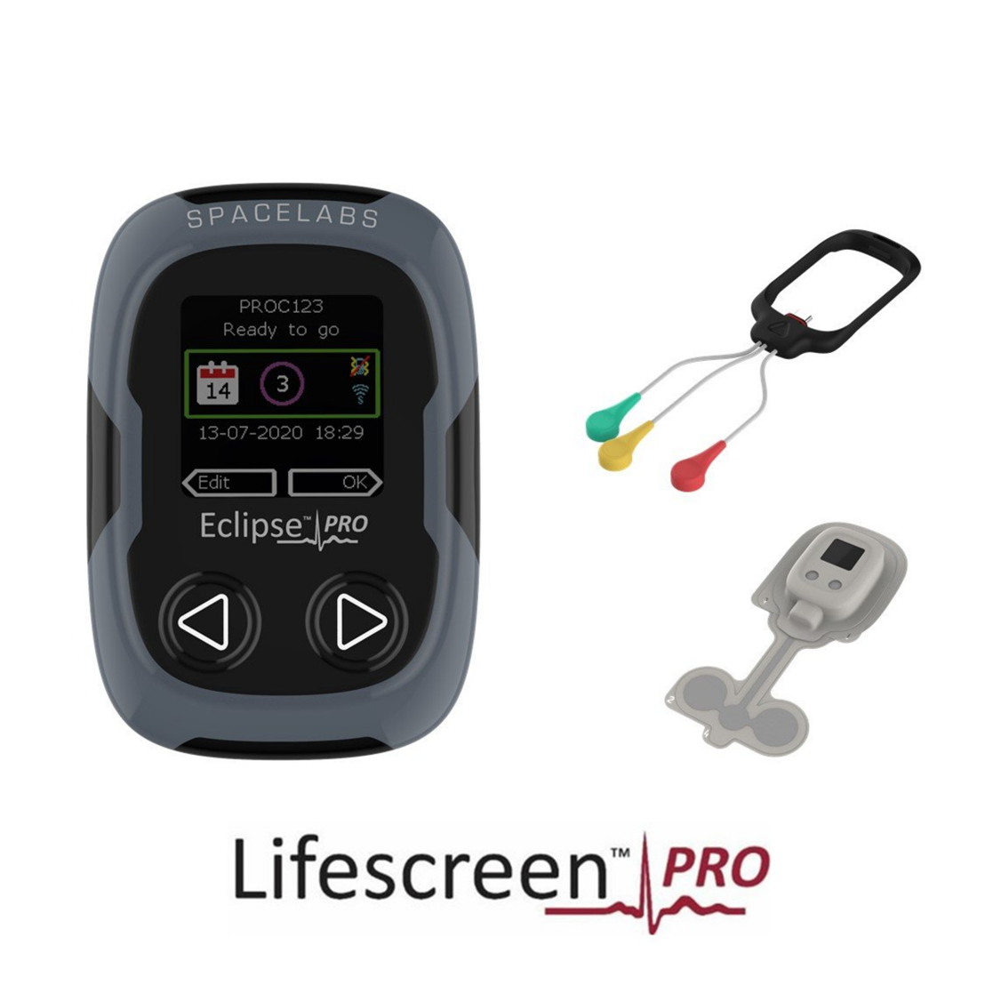 Enregistreur Eclipse Pro - 3 brins (kit avec logiciels) – SPACELABS ...